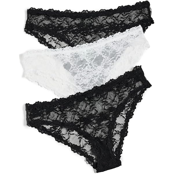 HONEYDEW Women's Skinz Hipster Panty 3-Pack, Black/Black/Black, M